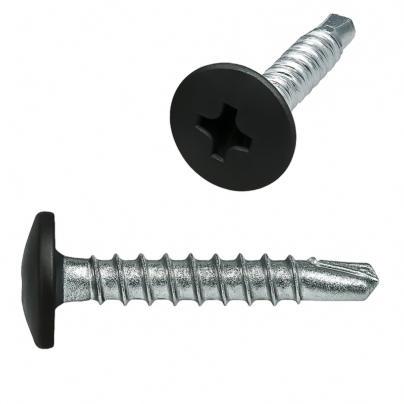 8T100TPM0Z/P142/18BK 8-18 X 1" PH MOD TRUSS SDS ZINC PT.#18 BLACK